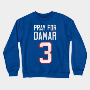 Pray for 3 damar Crewneck Sweatshirt